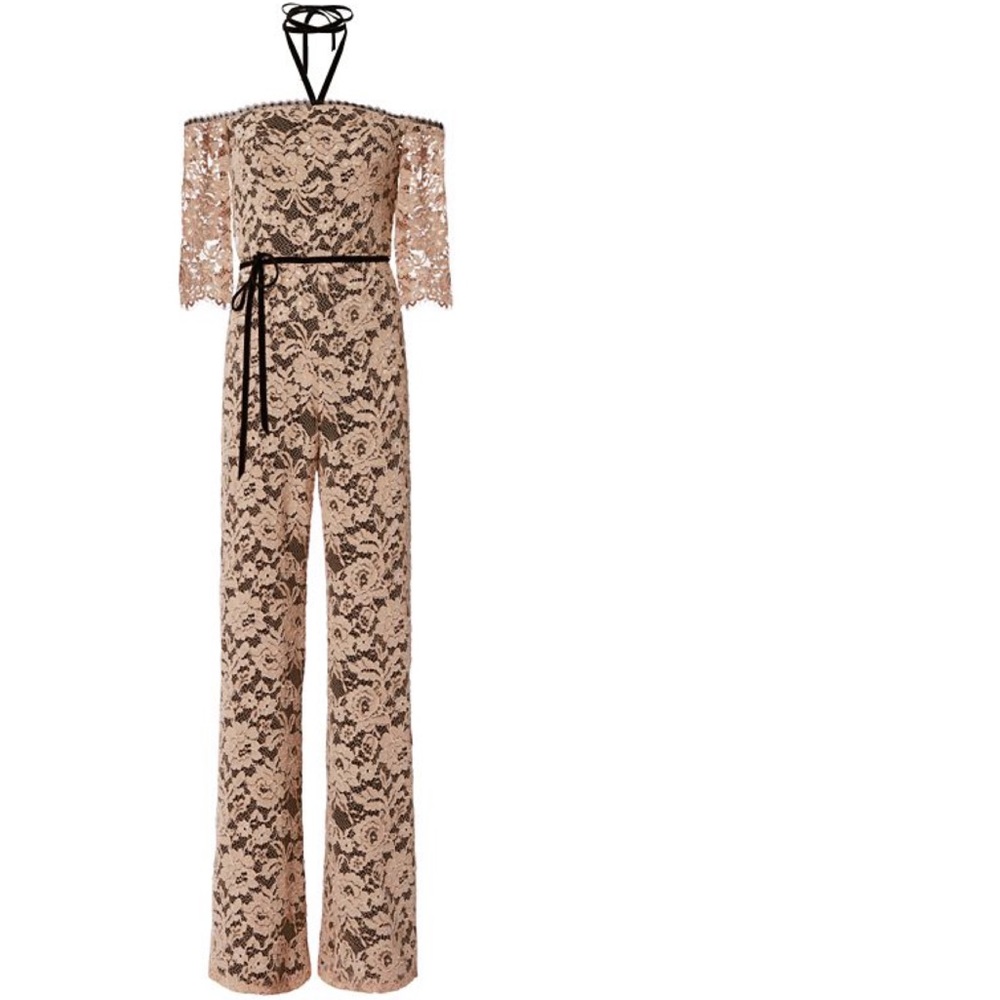 ALEXIS | Joaquin Off Shoulder Lace Jumpsuit | XS